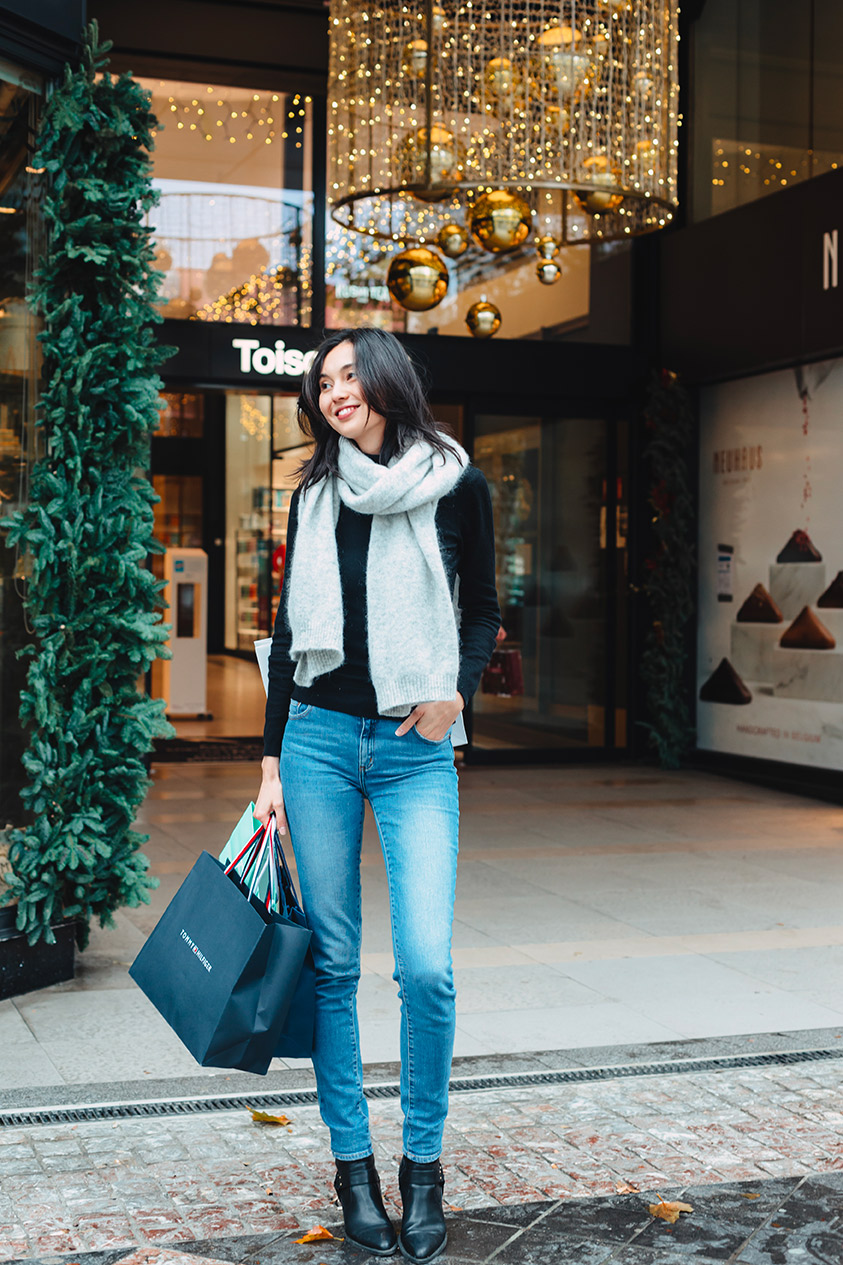 Choisir sa tenue de fête à la Galerie Toison d’Or de Bruxelles